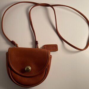 Coach Brown Leather Mini Belt Bag